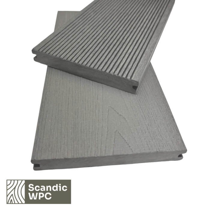 Scandic WPC Solid New Grey terrassilaud, 20x141x3600, puiduimitatsioon/soonega - Image 3