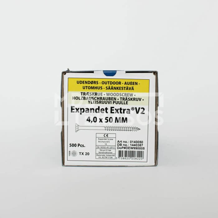 Puidukruvid välitöödeks Expandet EXTRA V2 4x50 mm 500 tk - Image 3