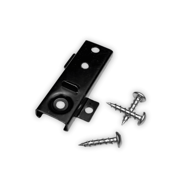 Universaalne nähtamatu roostevabast terasest klamber puitlauale, must - Image 6