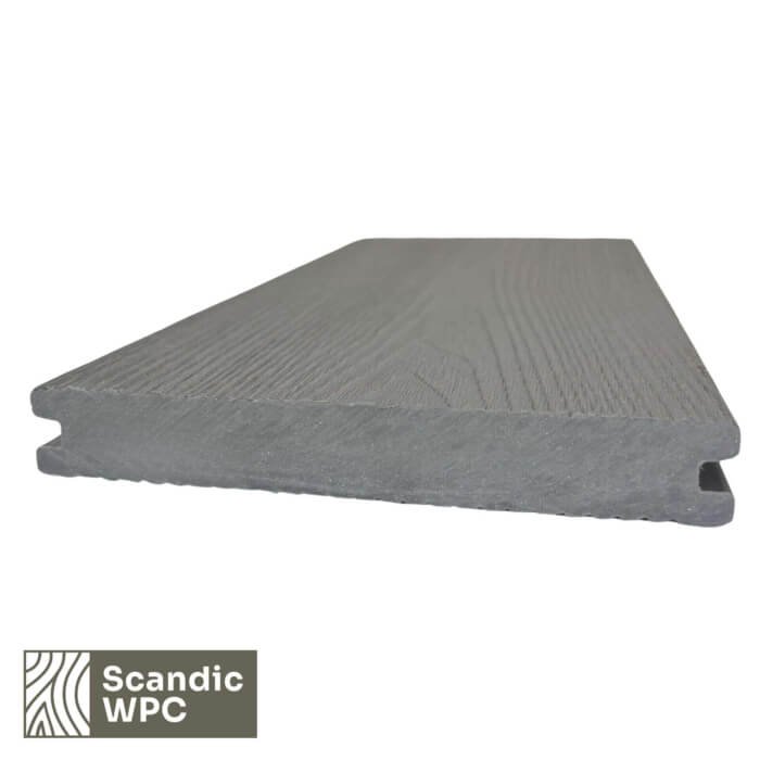 Scandic WPC Solid New Grey terrassilaud, 20x141x3600, puiduimitatsioon/soonega - Image 2