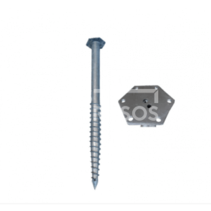 Kruvivundament M - 76X1400X3 M12 - Image 3