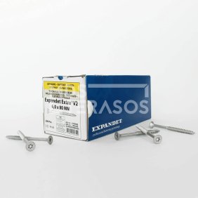 Puidukruvid välitöödeks Expandet EXTRA V2 6x80 mm 200 tk
