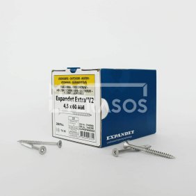 Puidukruvid välitöödeks Expandet EXTRA V2 4,5×60 mm 200 tk