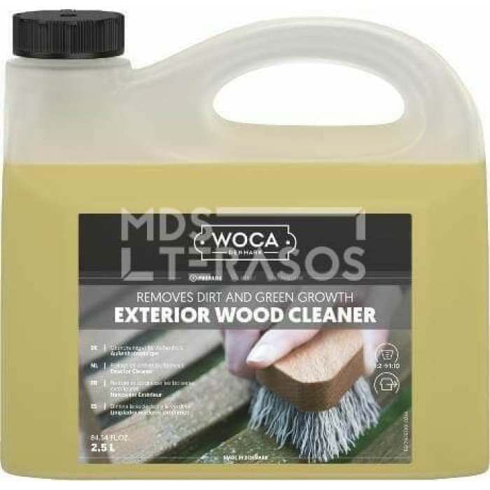 Puhastusaine puidule Woca Exterior wood cleaner 2,5 l - Image 4