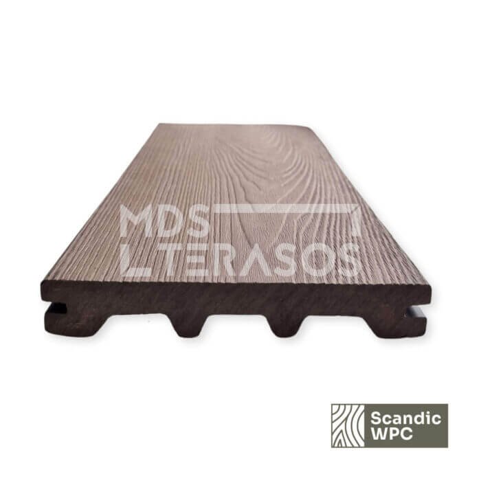Scandic WPC terrassilaud Espresso 24x146x4200 puiduimitatsioon - Image 3