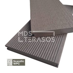 Scandic WPC terrassilaud Espresso värviline 20x140x3600 soonega/kammitud tahke südamik