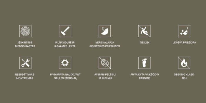 Scandic WPC terrassilaud Espresso värv 20x140x4200 sooneline/kammitud südamik - Image 6