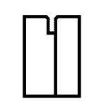 Spetsiaalne alumiiniumprofiil terrassile 35x50x6000, must - Image 2