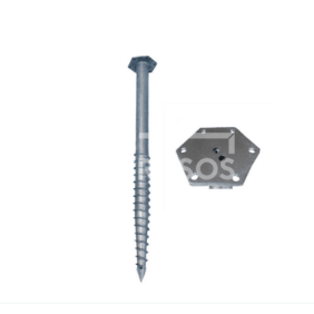 Kruvivundament M - 76X2050X3.5 M16 HEX-160mm