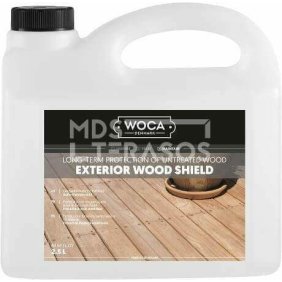 Terrassilaudade NANO kate - impregneerimisvahend WOCA Wood Shield 2,5 l