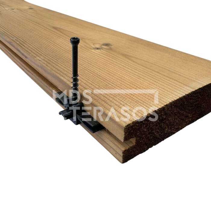 Termo männist terrassilaud KALNELIS AB 26x117x4500 sälkudega - Image 7