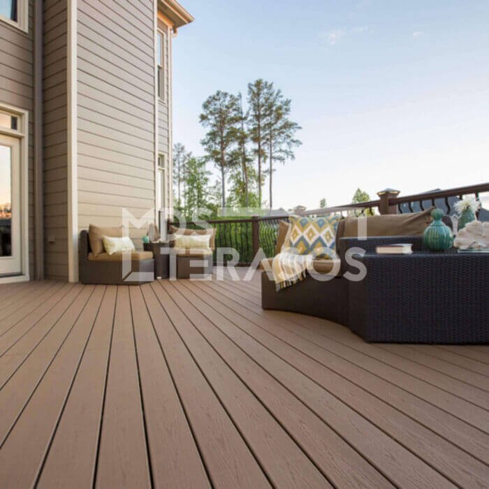 Trex Enhance Basic WPC terrassilaud Saddle 24x140x3650 puiduimitatsioon - Image 2