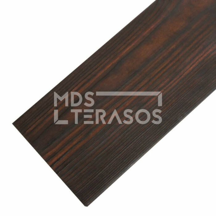 Põletatud männi- või kuusepuidust pähklipuust plangud 28x120x4000 - Image 2