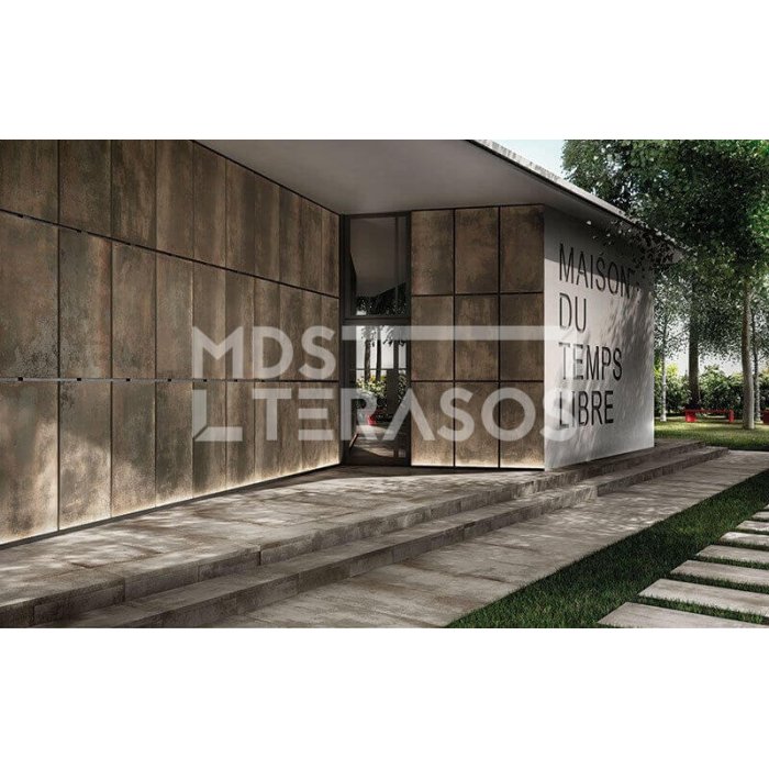 Portselanplaadid "It's Different" Nickel Chrome 90x90x2cm - Image 2