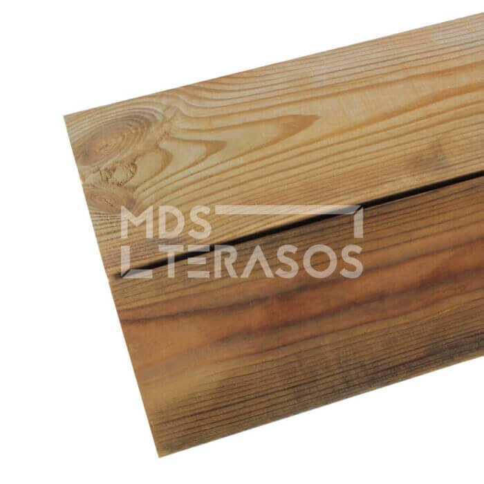 Immutatud männipuidust terrassilaud 28x120x4500 sile - Image 2