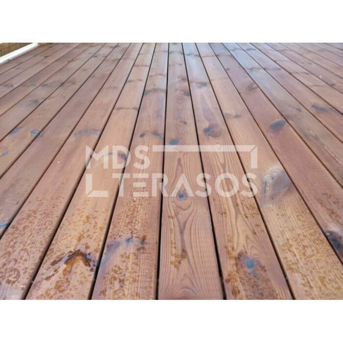 Immutatud männipuidust terrassilaudade komplekt - Image 2