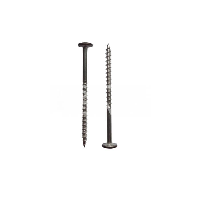 Puidukruvi laia peaga, 4,5 x 65 mm Pruun värv (roostevaba) - Image 2