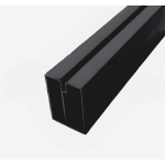 Spetsiaalne alumiiniumprofiil terrassile 35x50x6000, must