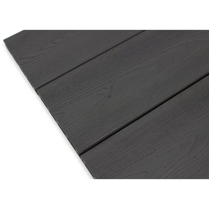Scandic WPC Hollow õõnes terrassilaud 20x140x3600, puiduimitatsioon/sooniline, Anthracite grey - Image 3