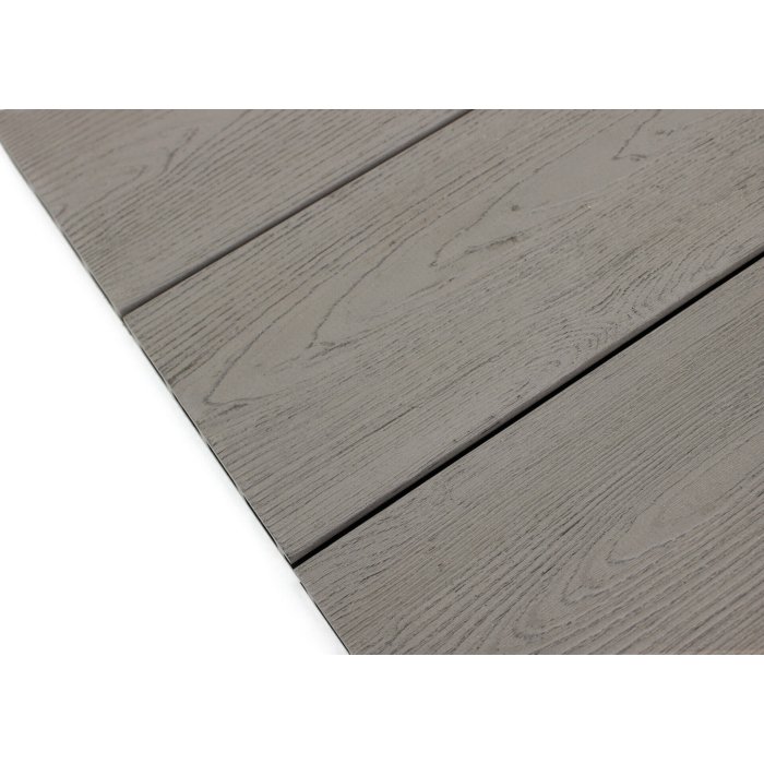 Scandic WPC Hollow õõnes terrassilaud 20x140x3600 mm, puiduimitatsioon/sooneline, Light grey - Image 3