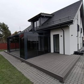 Scandic WPC Volcanic Grey terrass