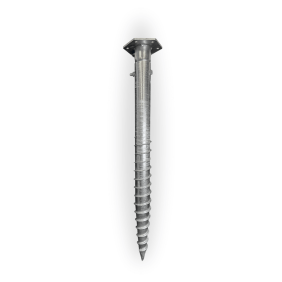 Įsukamas sraigtinis polis terasai, jungiamoji serija