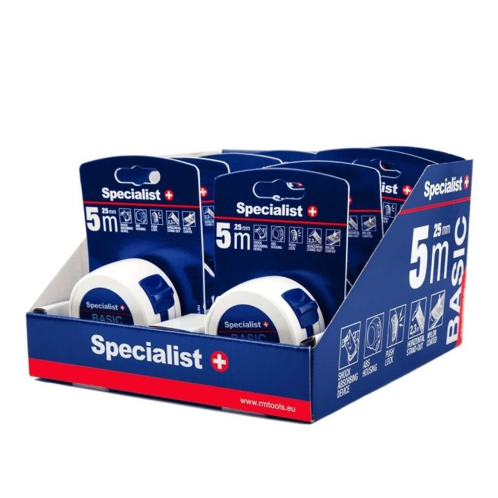 SPECIALIST+ BASIC mõõdulint 5m×25mm