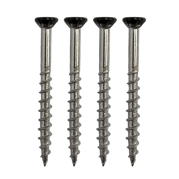 Fastshifter medsraigčiai tereasai 4×40 mm, A2, dažyta galva (RAL9004),