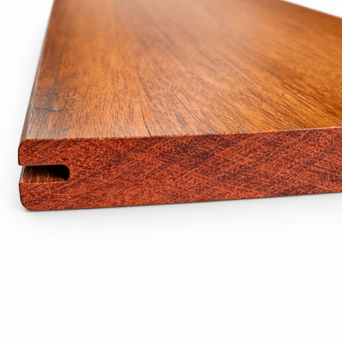 Kõvapuidust terrassilaud Jatoba soontega 21x120 (Valikuline pikkus) - Image 2