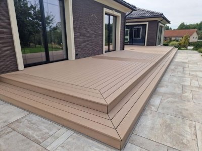 Trex Transcend Lineage WPC viimistluslaud Carmel 24x140x4870 puiduimitatsioon - Image 8