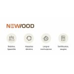 Newwood WPC plaat Tume tuhk/tormihall 22x140x3600 kahepoolne - Image 11