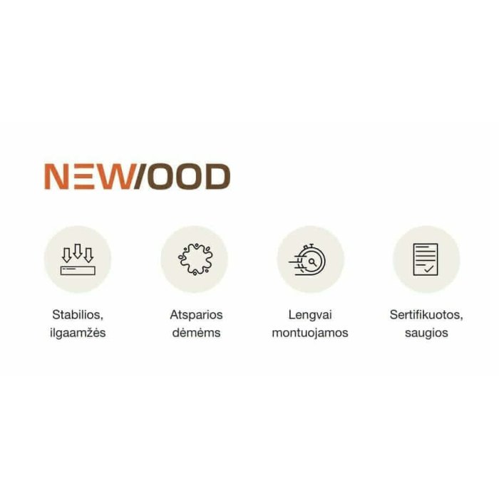 Newwood WPC plaat Tume tuhk/tormihall 22x140x3600 kahepoolne - Image 11