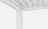 Pergola Nida 2904x3945 mm hall/valge - Image 7