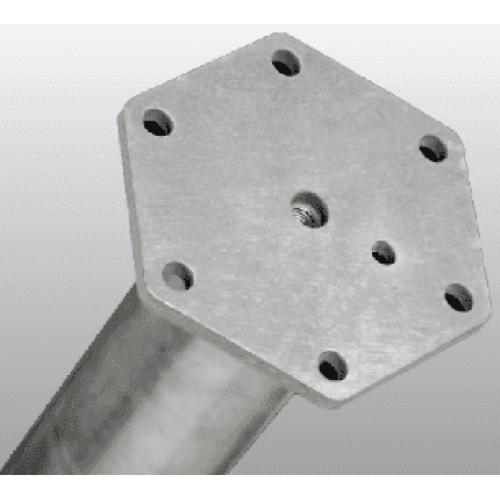 Kruvifundament M - 76x2050x3,5 mm M16 HEX-160mm - Image 3