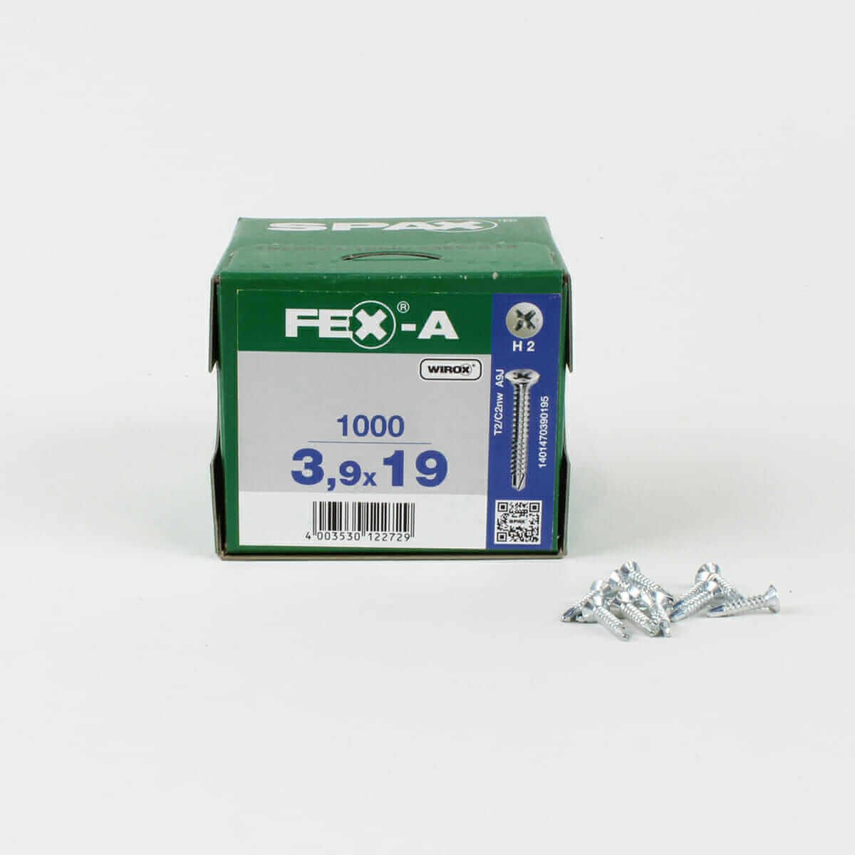 spax_39x19_1000pc_1 Spax flex metallkruvi 3,9×19 mm - Image 1