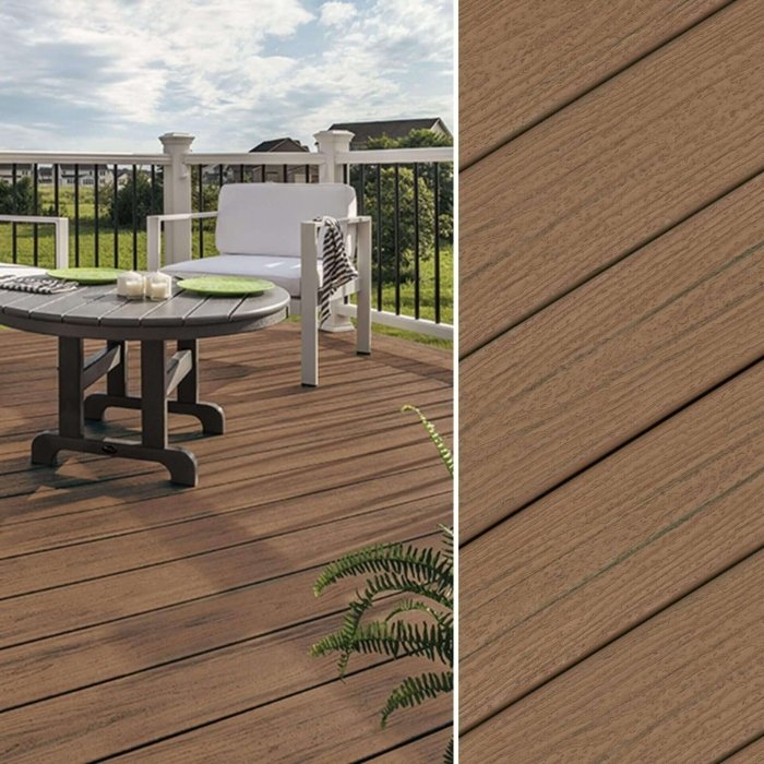 Trex Enhance Naturals WPC viimistluslaud Toasted Sand 24x140x4870 puiduimitatsioon - Image 2